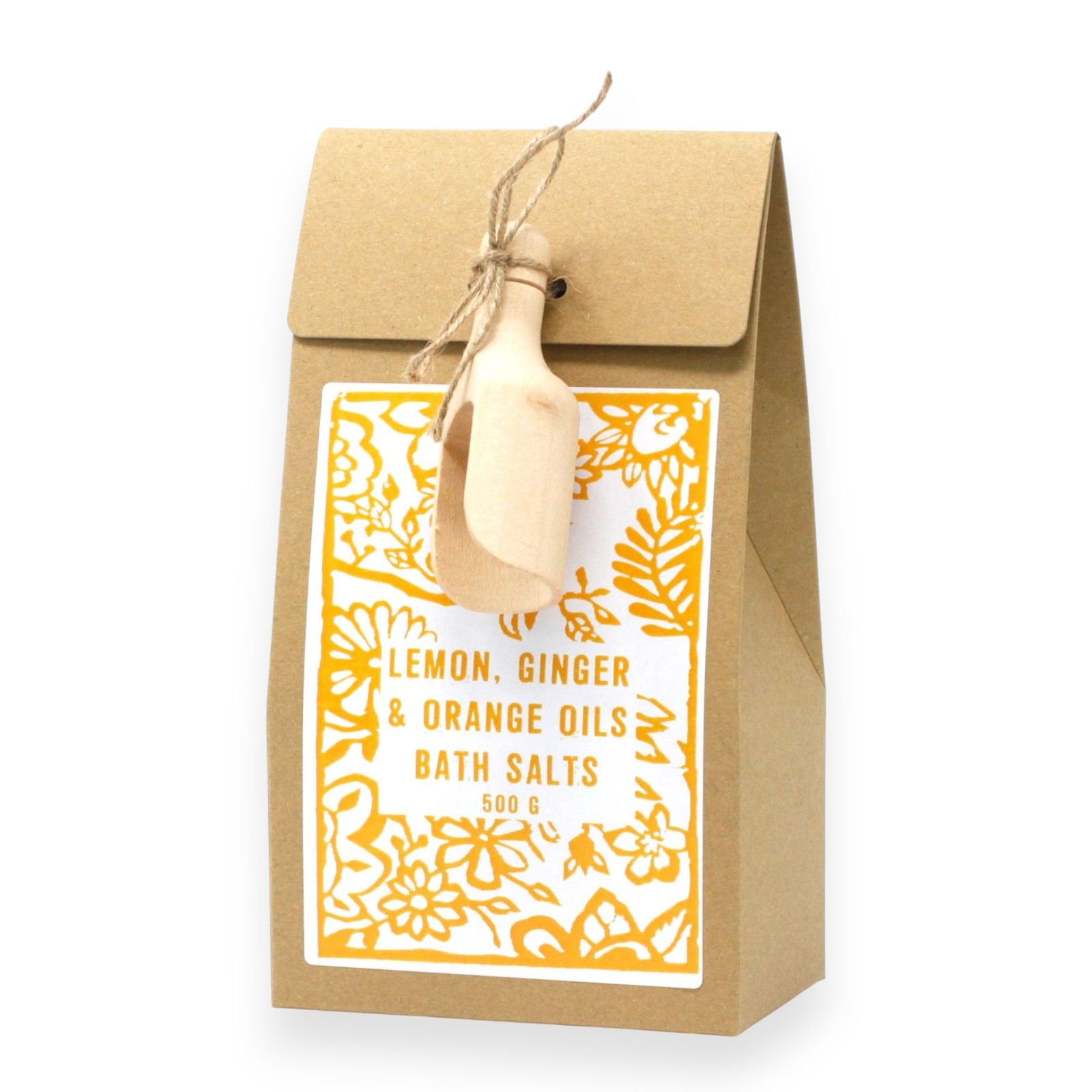 Pack of 500g Bath Salt - Lemon - Ginger & Orange - Billede 9