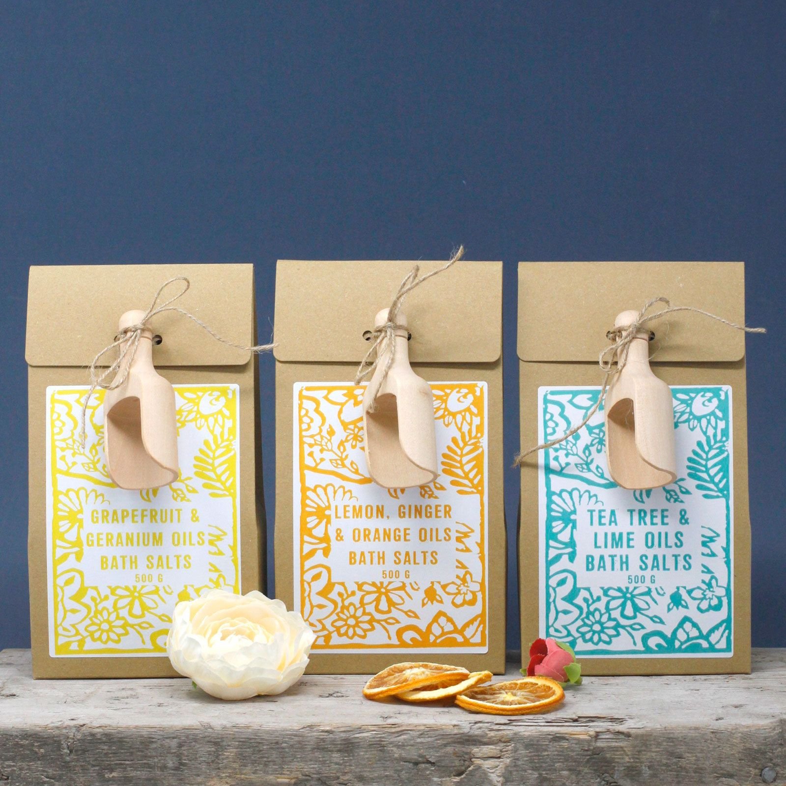 Pack of 500g Bath Salt - Lemon - Ginger & Orange - Billede 7