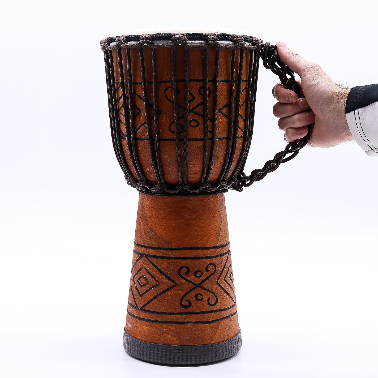 Medium Pro Djembe Tromme - Soul Sound (lav) - Medium 40cm (18cm diameter) - Billede 6