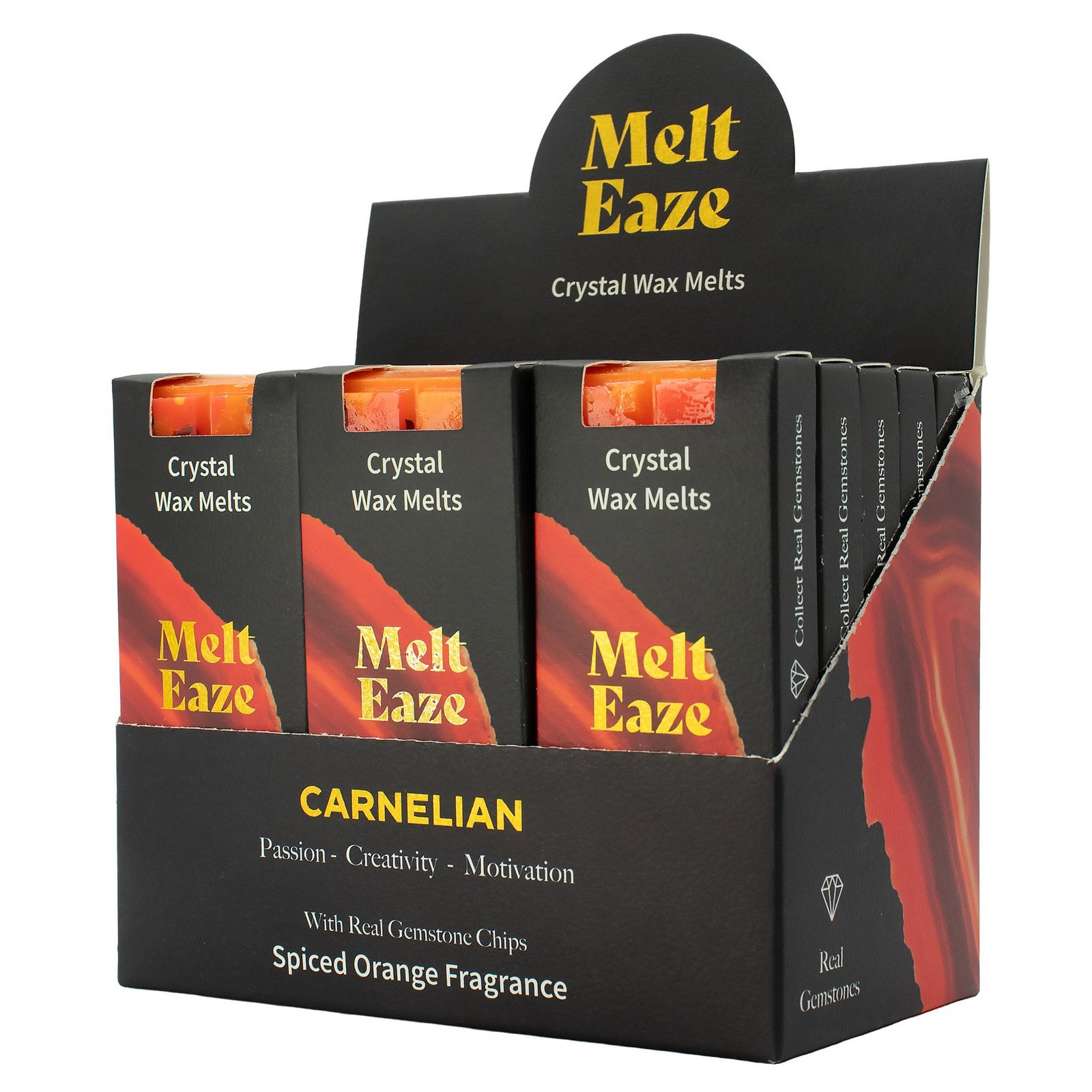 MeltEaze vokssmelter 50g - Karneol Ild - Krydret appelsin