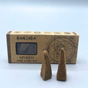 Banjara Røgelseskegler Pyramide - Myrra