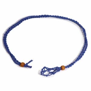 Krystal Halskæde Snor 45cm/18inch - Marineblå