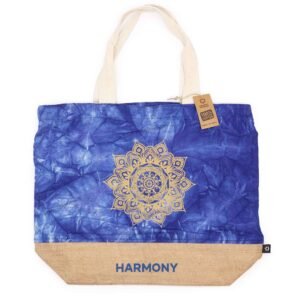 Naturlig pose - Blå Stonewash - Mandala - Harmoni