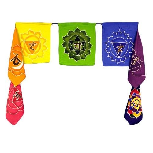Syv Flag - Chakra 7x(32x23cm)