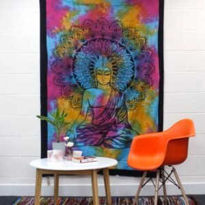 Enkelt Bomuldssengetæppe og Vægtæppe - Elefanthoved 130cm x 200cm