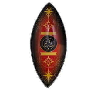 Emaljeret Røgelsesskål - Aluminium - Pagan Triquetra