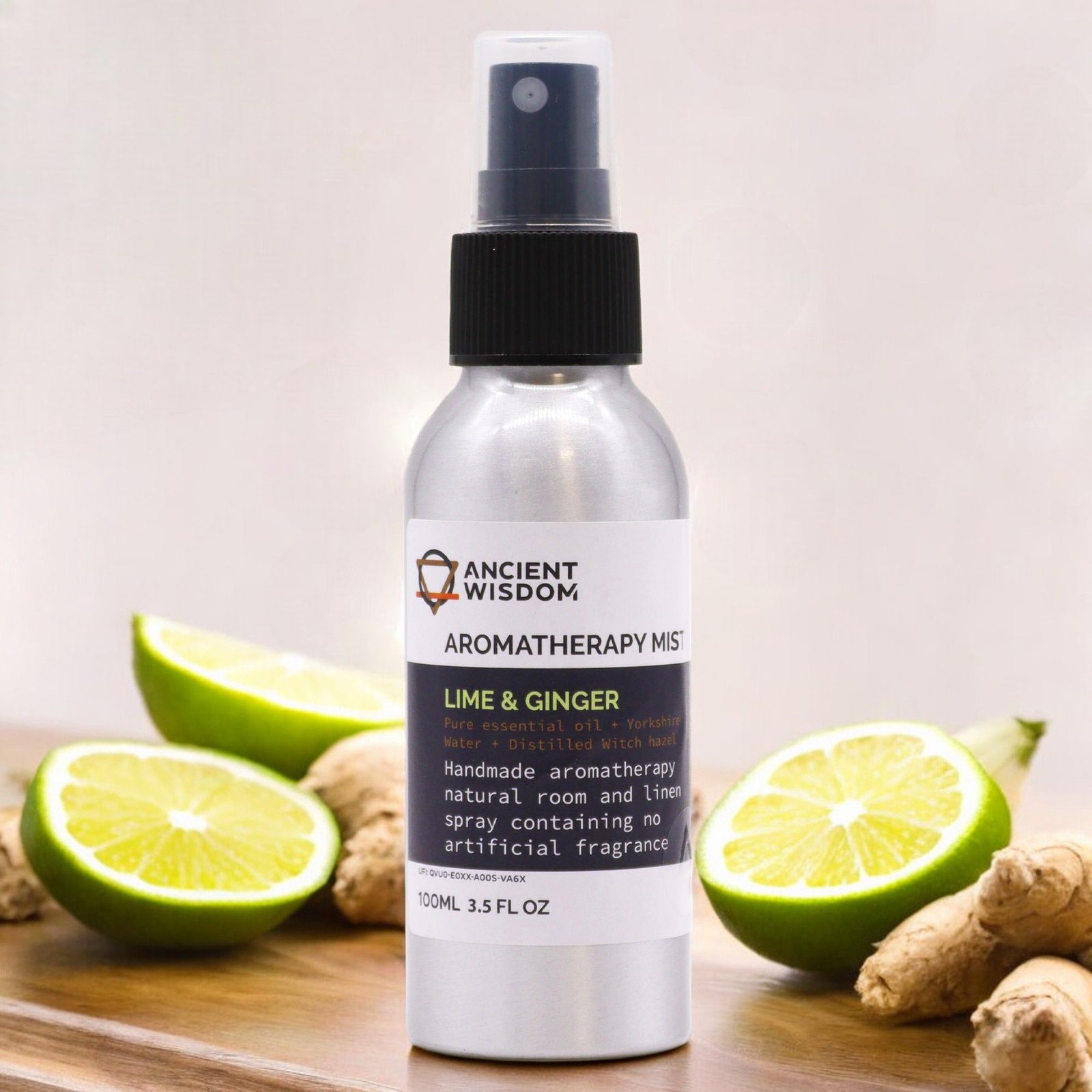100ml Æterisk Olie Mist - Lime og Ingefær