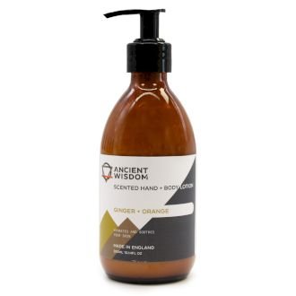 Ginger & Orange Lotion 300ml - White Label - Billede 2