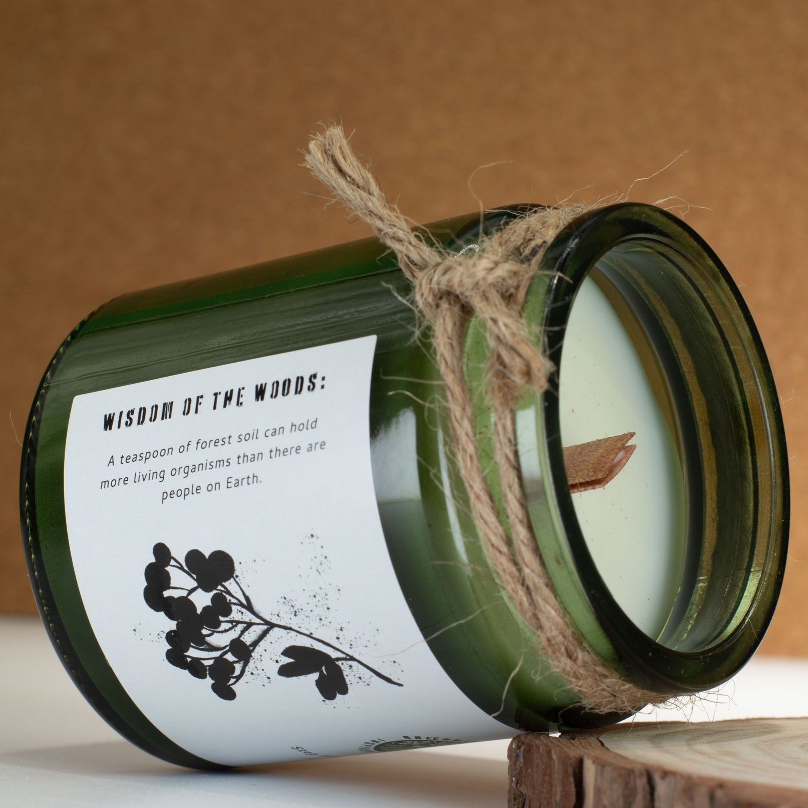 Greenman Woodwick Soy Candle - Woodland Zest - Billede 3