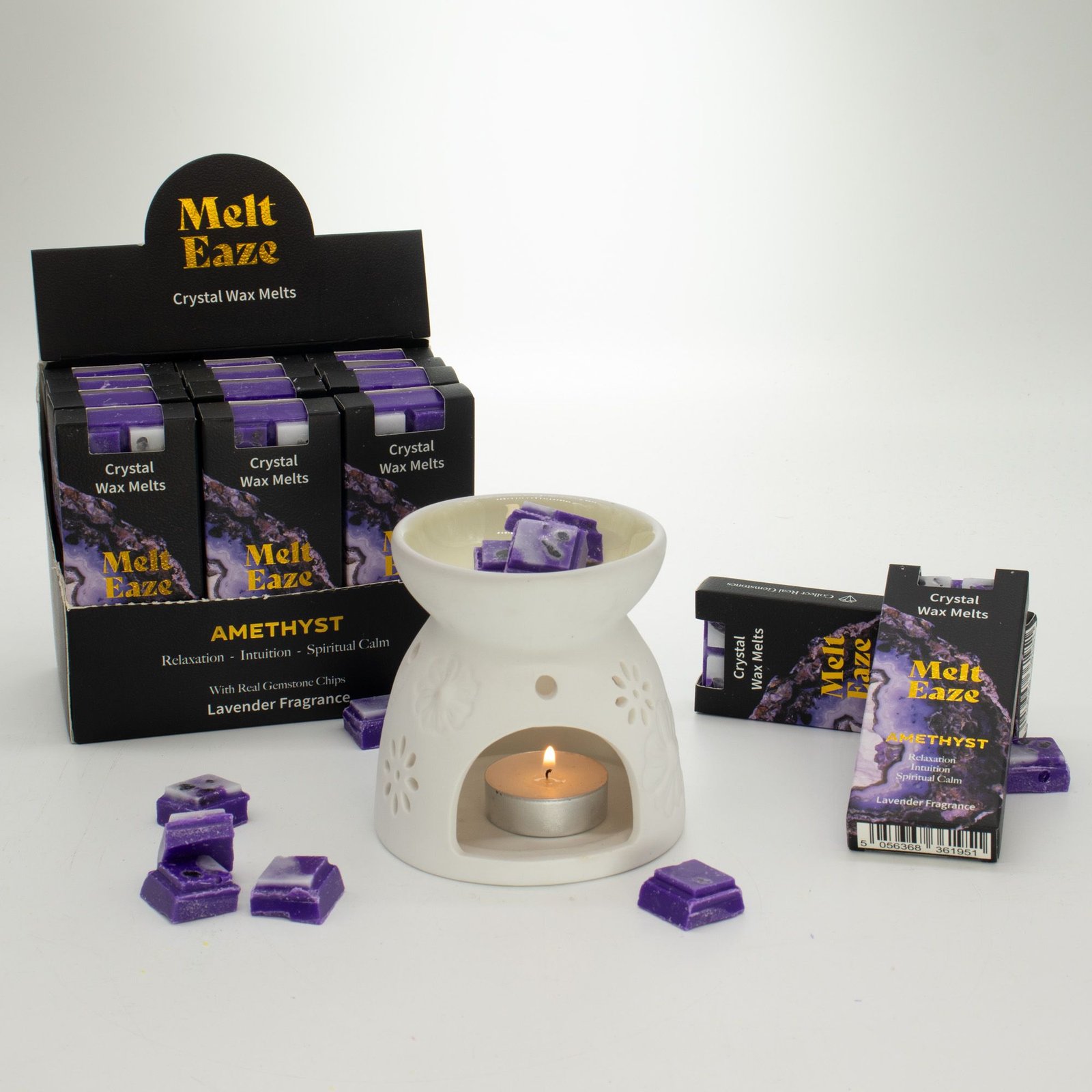 MeltEaze vokssmelter 50g - Ametyst Drøm - Lavendel – billede 7