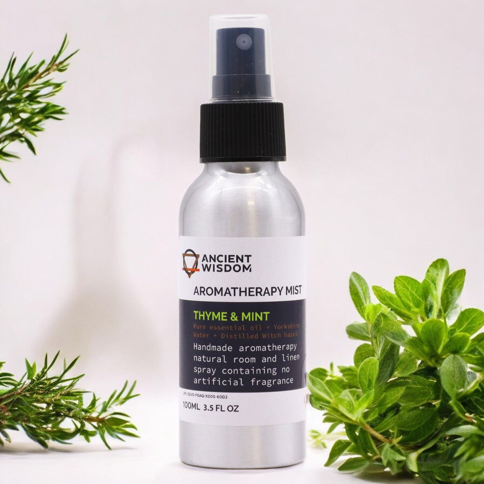 100ml Æterisk Olie Mist - Timian og Mynte