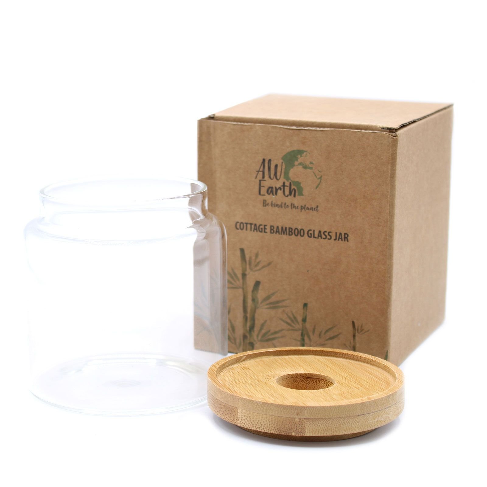 Cottage Bambus Glaskrukke - 10cm - Billede 2