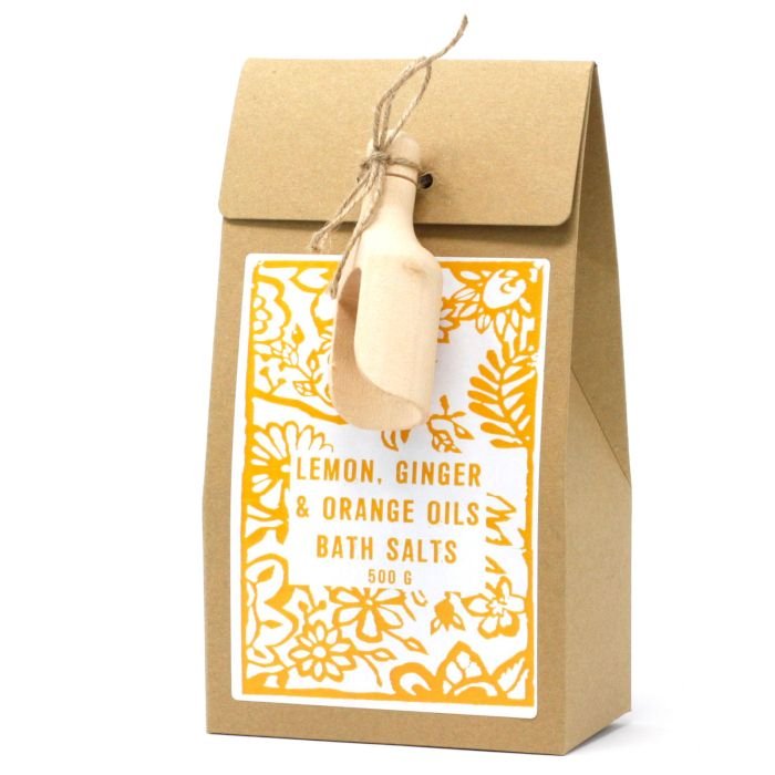 Pack of 500g Bath Salt - Lemon - Ginger & Orange - Billede 5