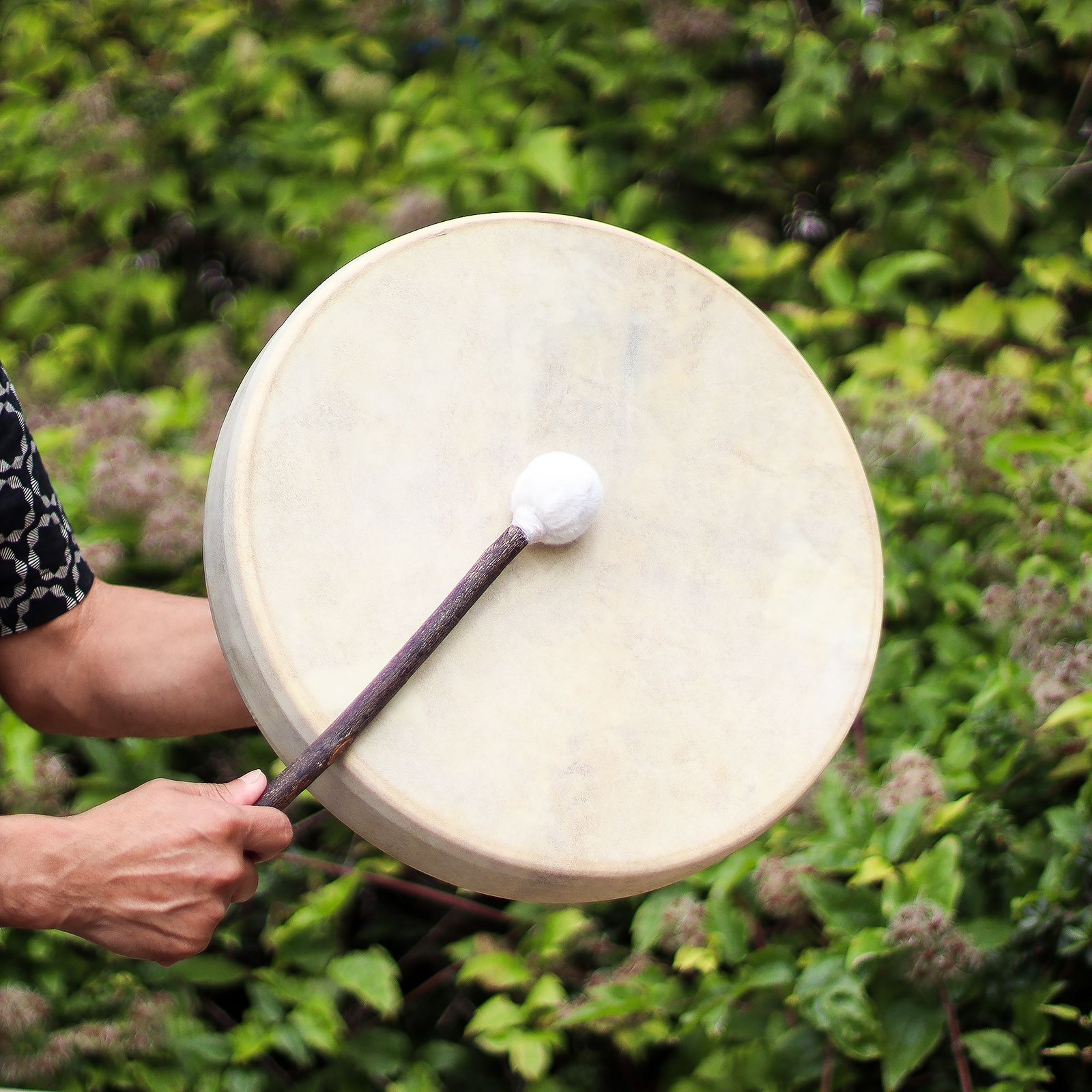 Spirit of the Bear - Shaman Drum & Stick- Tunable - 40cm - Billede 13
