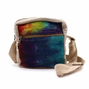 Tie-dye hamp messengertaske 1 lynlås