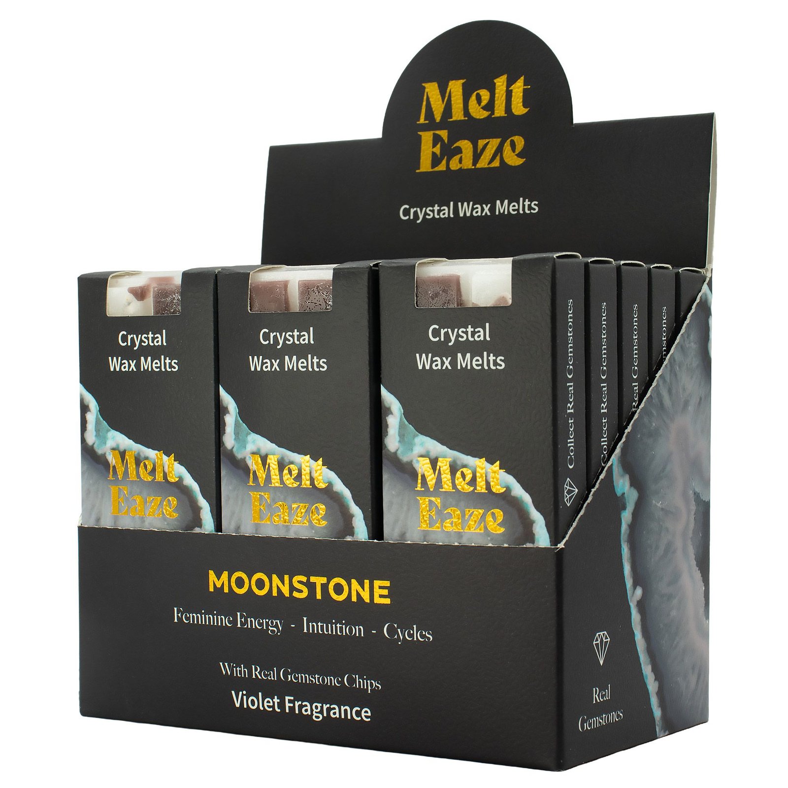 MeltEaze vokssmelter 50g - Månesten Glød - Viol - Billede 5