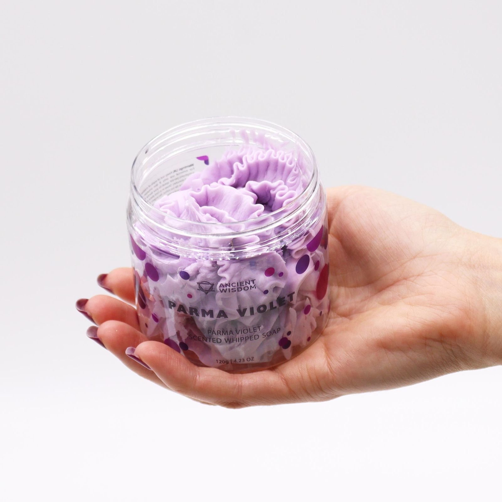 Pisket cremesæbe – Parma Violet, 120 g - Billede 2